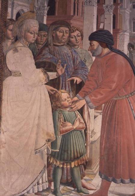 St. Augustine as a Boy, from the Life of St. Augustine from Benozzo Gozzoli