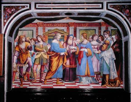 The Marriage of the Virgin from Bernardino Luini
