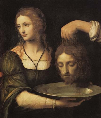 Salome receives the head of Johannes of the Täufers. from Bernardino Luini