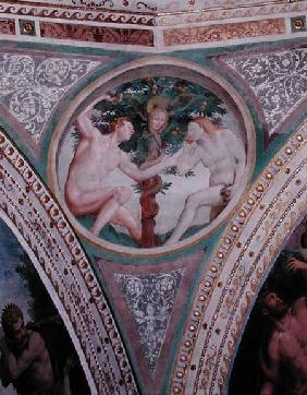 Original Sin, from the pendentive of the dome