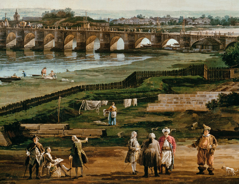 Dresden, Augustusbruecke from Bernardo Bellotto