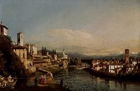 View of Vaprio. from Bernardo Bellotto