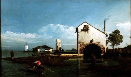 Capriccio, The Lagoon from Bernardo Bellotto