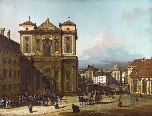 Vienna , Freyung from Bernardo Bellotto