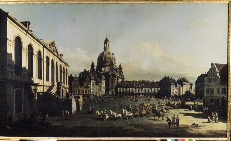 Neumarkt in Dresden from Bernardo Bellotto