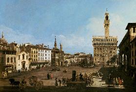 The Piazza della Signoria in Florence.