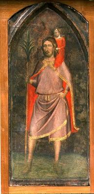 St. Christopher (tempera on panel) from Bernardo Daddi