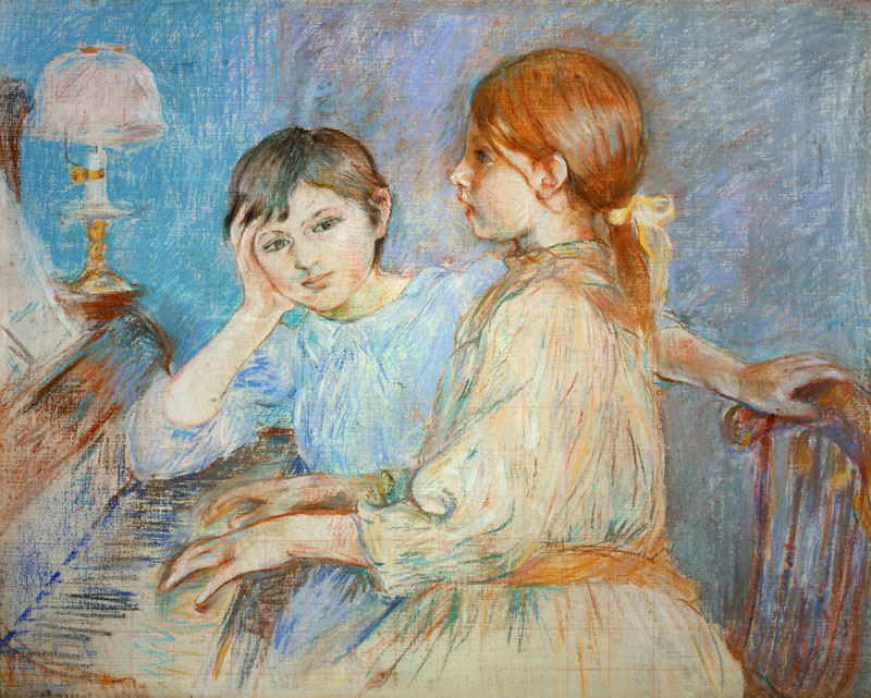At the piano from Berthe Morisot