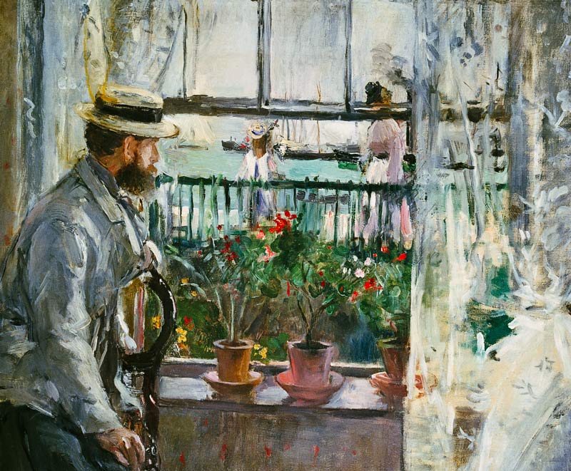 Eugene Manet on the island of Wight. from Berthe Morisot