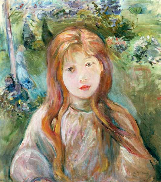 Little Girl at Mesnil from Berthe Morisot