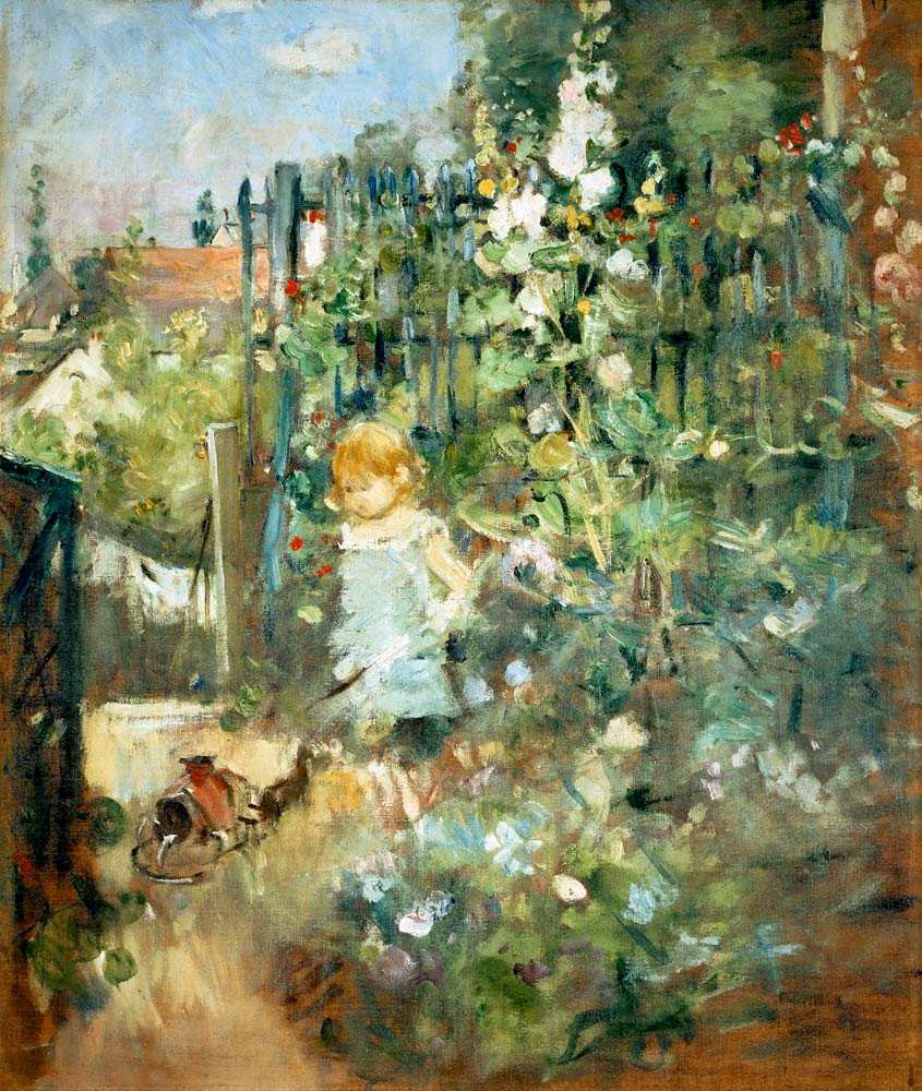 Girl in the garden from Berthe Morisot