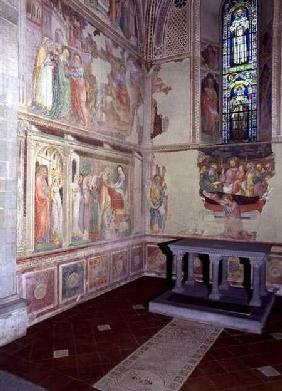 The Life of the Virgin, fresco cycle from an apse chapel