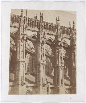 Reims: buttresses of the cathedral