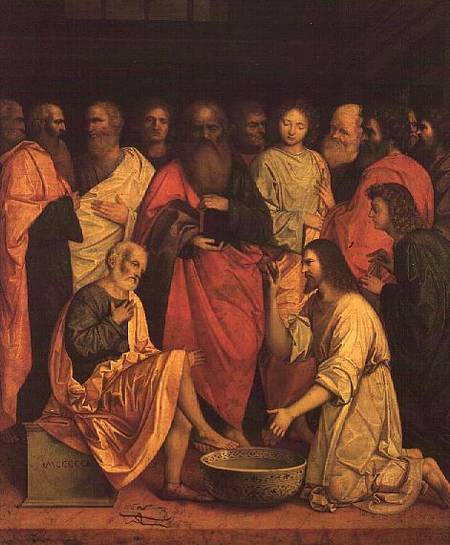 Christ Washing the Disciples' Feet from Boccaccio Boccaccino