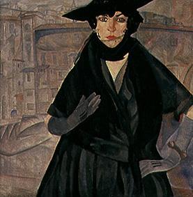 Lady in black. from Boris Dimitrijew. Grigorjew
