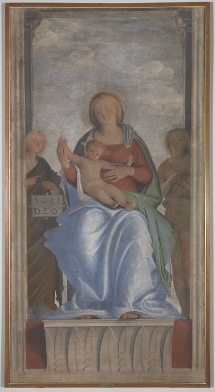 The Virgin and Child with Two Angels from Bramantino