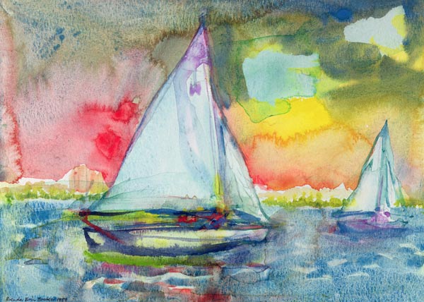 Sailboat Evening from Brenda Brin  Booker