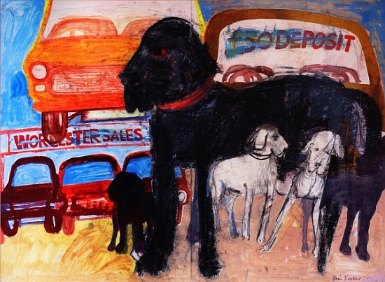 Dog at the Used Car Lot, Rex from Brenda Brin  Booker