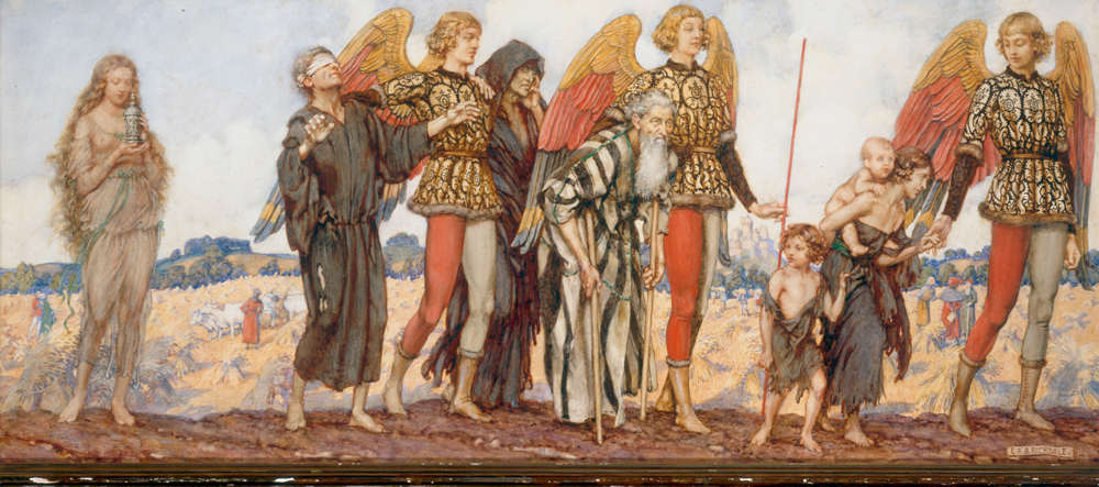 Angels leading the Poor from Brickdale Eleanor Fortescue