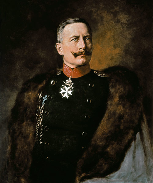 Portrait von Kaiser Wilhelm II (1859-1941)  from Bruno Heinrich  Strassberger 