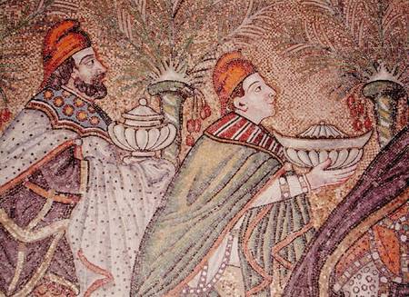 Port of Classis, detail of two Magi from Byzantine School