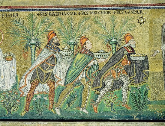 The procession of the three kings from Byzantine School