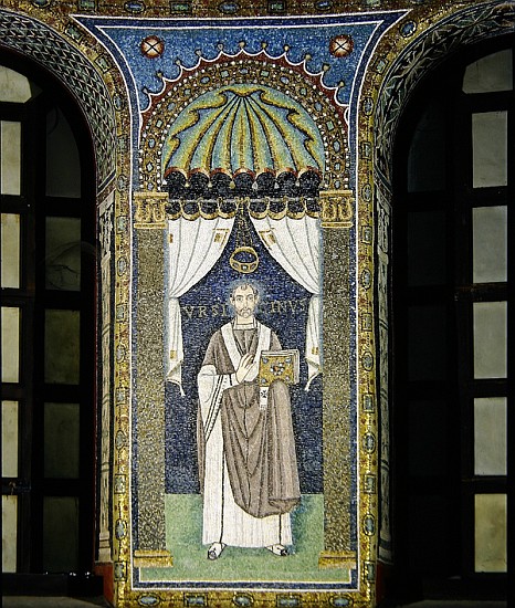 Ursicino, a bishop of Ravenna from Byzantine School