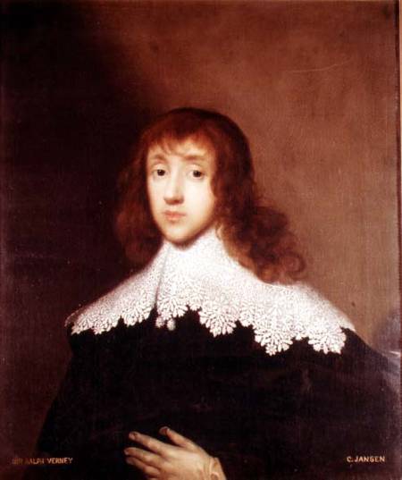 Portrait of Sir Ralph Verney (1613-96) from C. Jansen