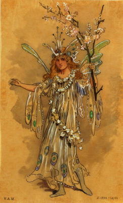 A Fairy, costume design for A Midsummer Night's Dream, produced by R. Courtneidge at the Princes The from C. Wilhelm