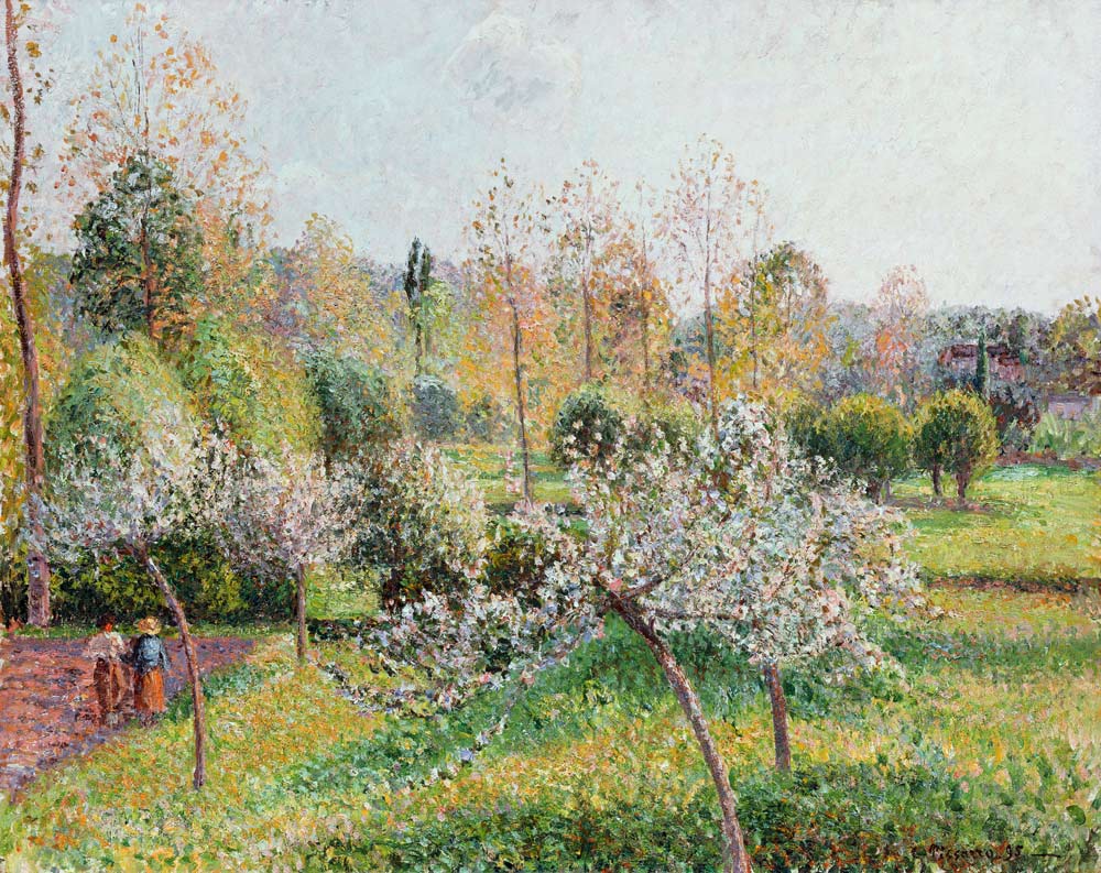 Blühende Apfelbäume in Eragny from Camille Pissarro