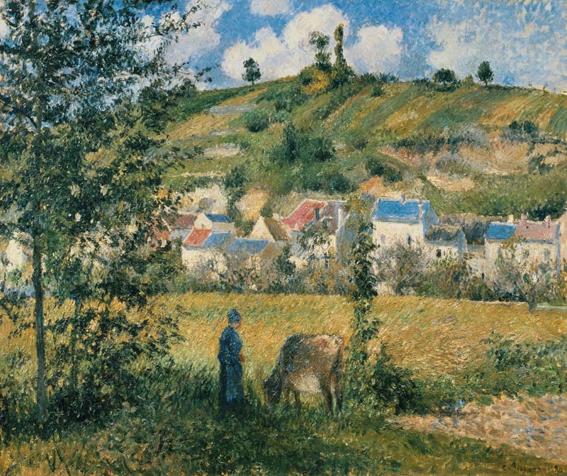 Landscape at Chaponval from Camille Pissarro