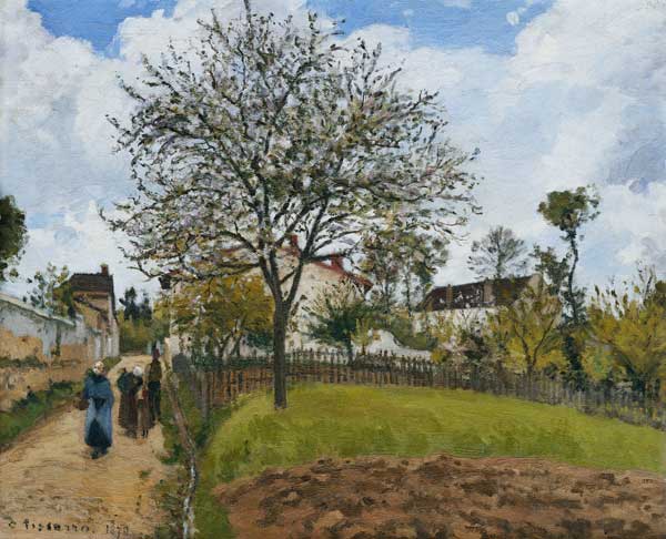 Landschaft in Louveciennes from Camille Pissarro