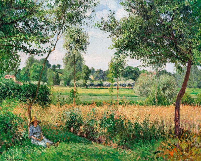 Sunlight, Eragny, tomorrow from Camille Pissarro