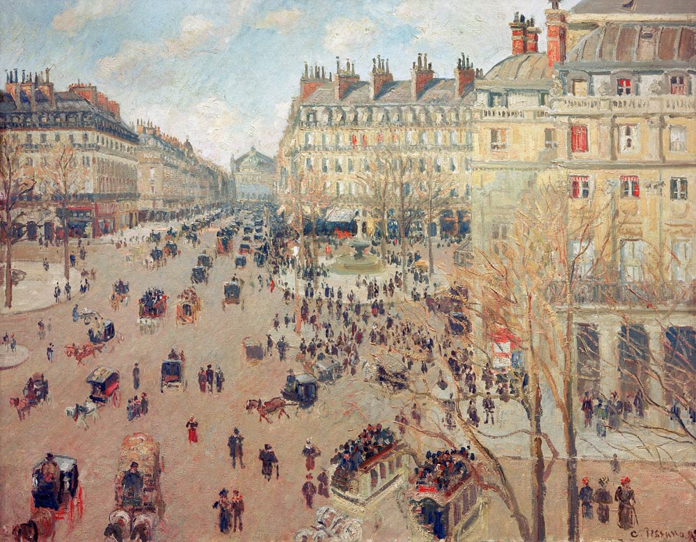 Pissarro / Place du Théâtre Français from Camille Pissarro