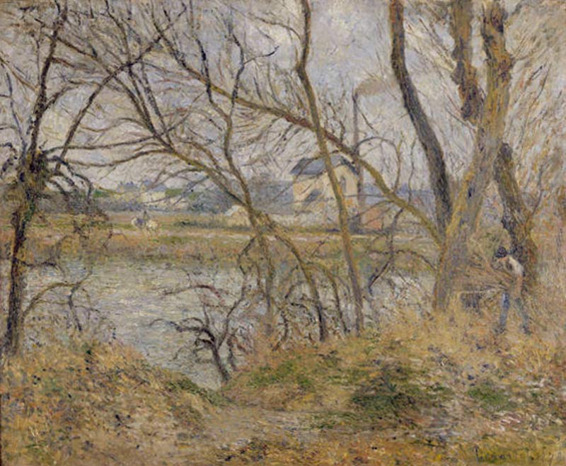 Pissarro / Bank of the river Oise / 1878 from Camille Pissarro