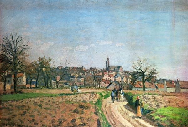 View of Pontoise from Camille Pissarro