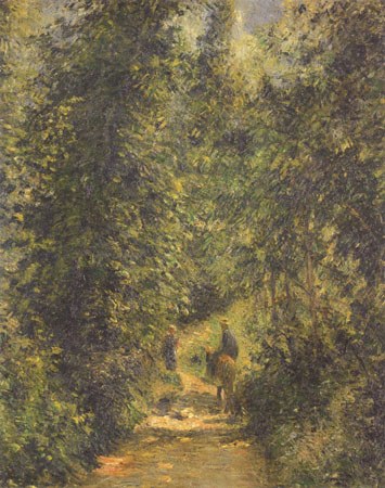 Way under trees from Camille Pissarro