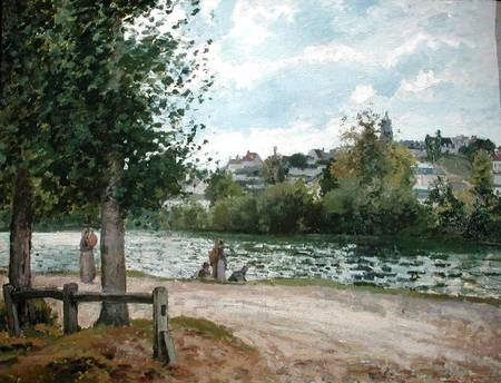 The Banks of the Oise at Pontoise from Camille Pissarro