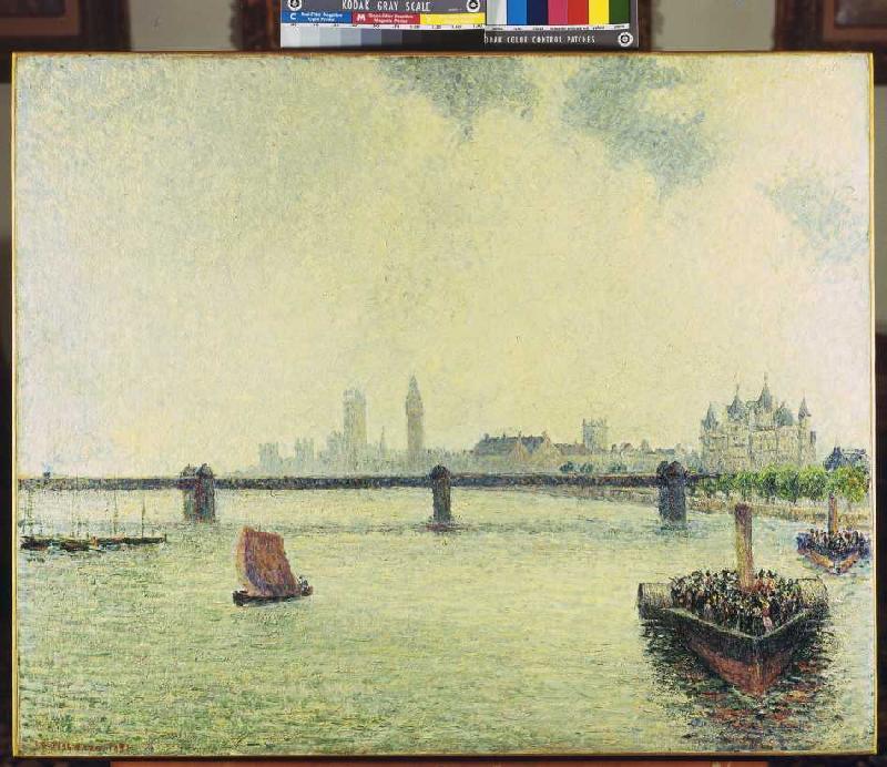 The Charing-Cross bridge in London from Camille Pissarro