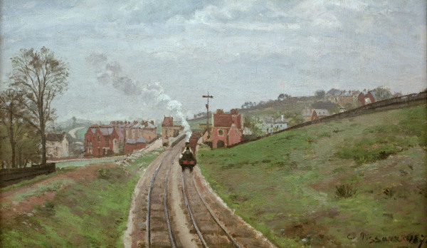 C.Pissarro / Lordship Lane Station /1871 from Camille Pissarro