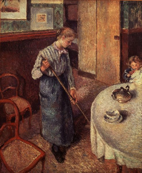 C.Pissarro / The Maid / 1882 from Camille Pissarro