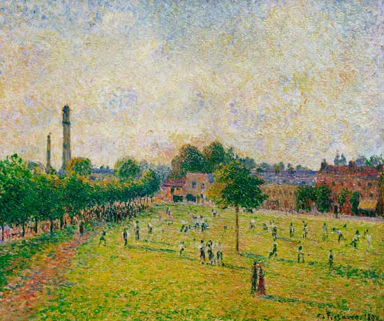 Kew Green, London from Camille Pissarro