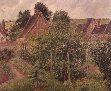 Landscape with Cottage Roofs from Camille Pissarro
