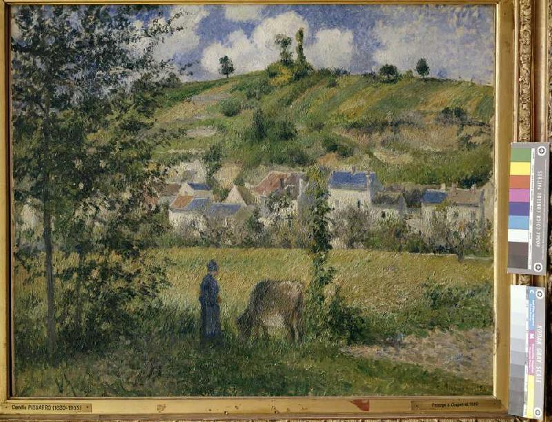 Countryside around Chaponval from Camille Pissarro