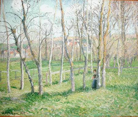 Meadow at Bazincourt from Camille Pissarro