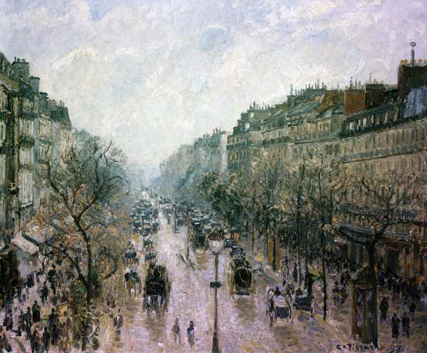 Le Boulevard Montmartre from Camille Pissarro