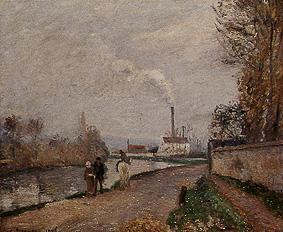 The Oise at Pontoise from Camille Pissarro
