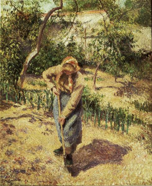 Paysanne...potager / Pissarro from Camille Pissarro