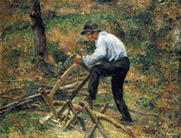 Père Melonbeim wood saws from Camille Pissarro