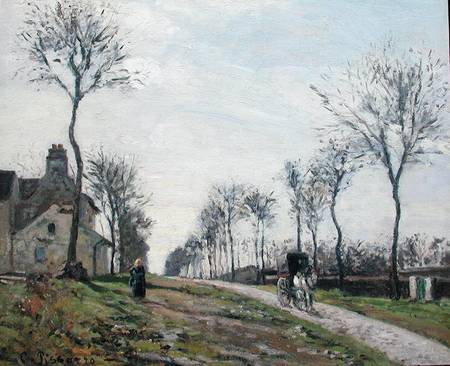 Road in Louveciennes from Camille Pissarro
